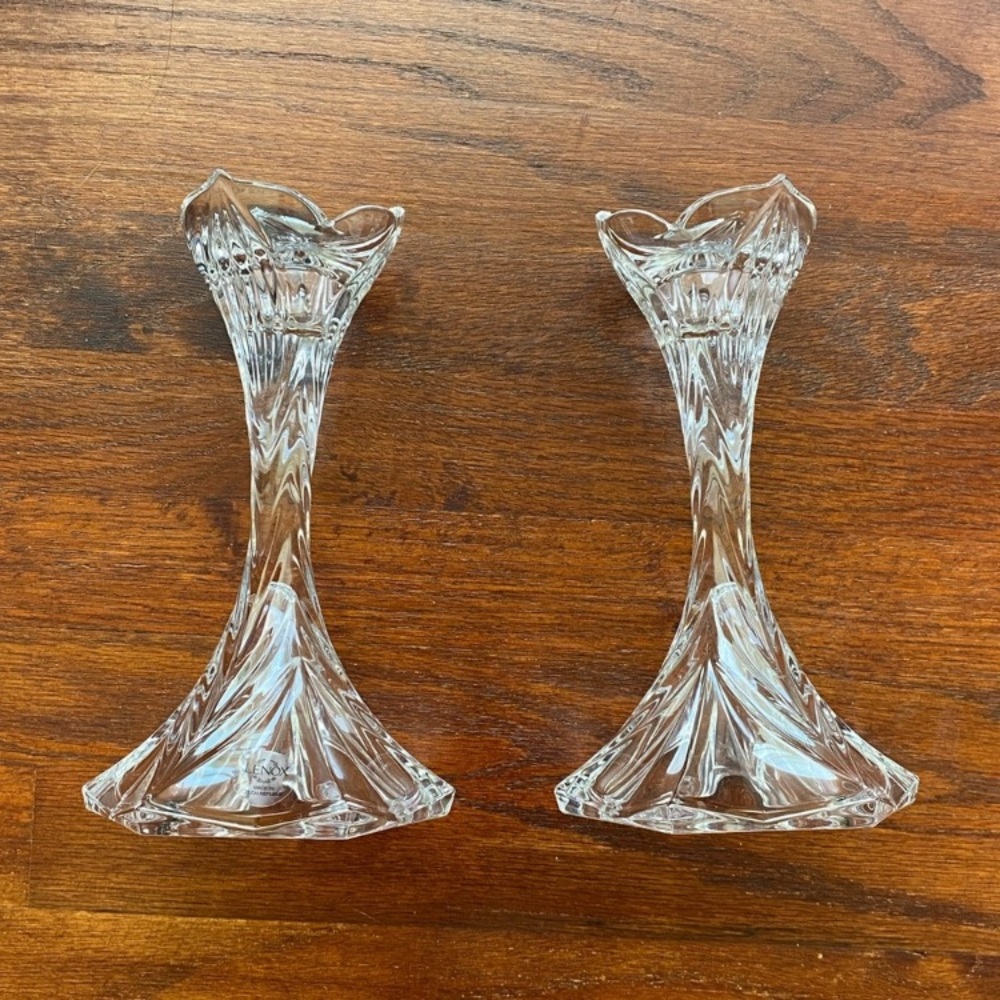 Lenox Crystal Candle sticks impressions